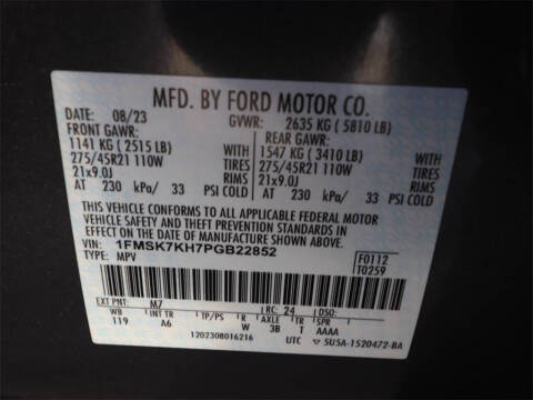 2023 Ford Explorer ST-Line