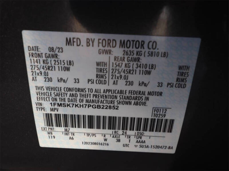 2023 Ford Explorer ST-Line