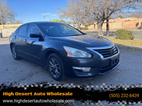 2015 Nissan Altima for sale at High Desert Auto Wholesale in Albuquerque NM