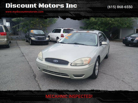 2007 Ford Taurus for sale at Discount Motors Inc in Madison TN