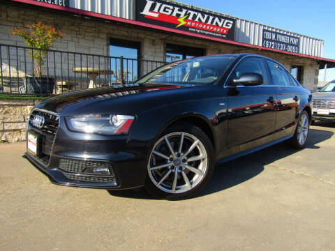 2014 Audi A4 for sale at Lightning Motorsports in Grand Prairie TX