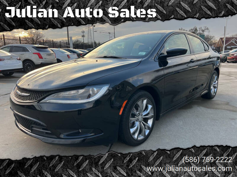 2015 Chrysler 200 for sale at Julian Auto Sales in Warren MI