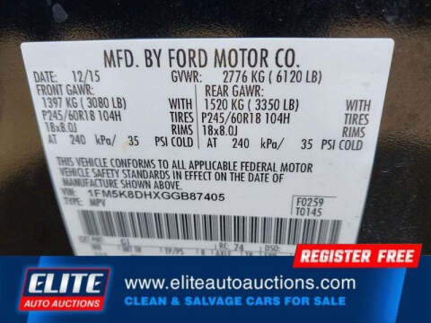 2016 Ford Explorer XLT