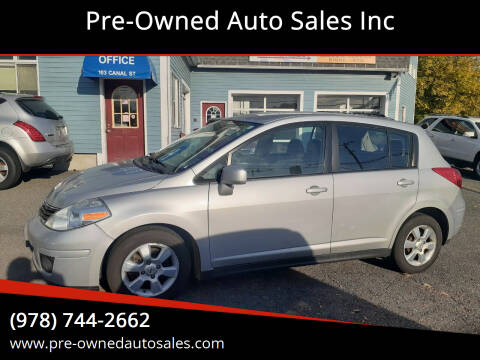 2012 Nissan Versa for sale at Pre-Owned Auto Sales Inc in Salem MA