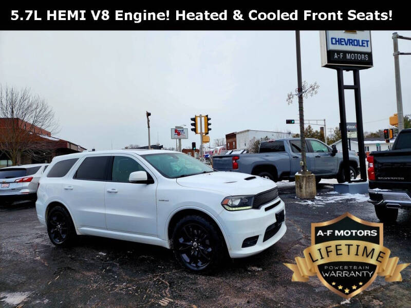 2020 Dodge Durango for sale at A-F MOTORS in Adams WI