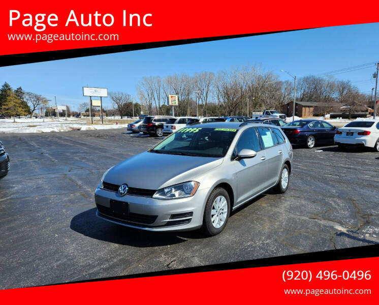 2017 Volkswagen Golf SportWagen for sale at Page Auto Inc in Green Bay WI