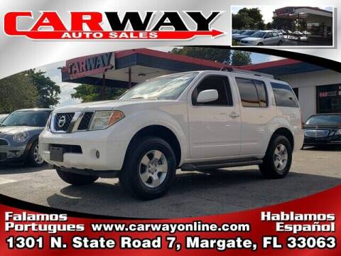 2005 Nissan Pathfinder for sale at CARWAY Auto Sales in Margate FL
