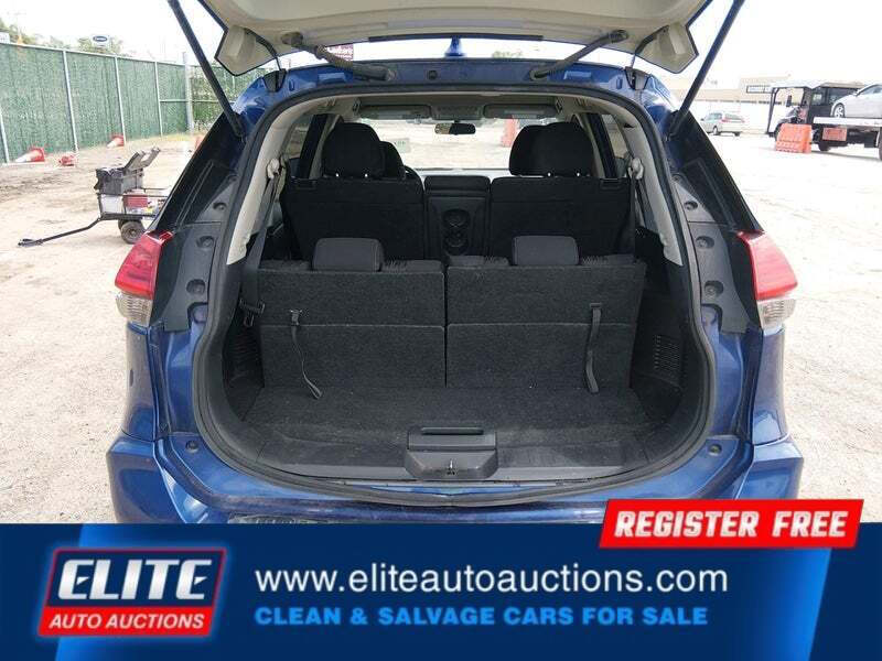 Blue 2017 Nissan Rogue S 32