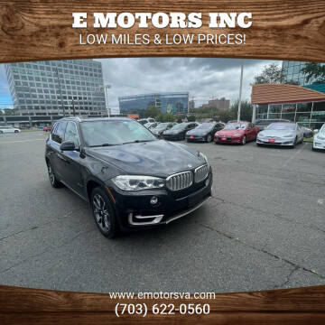 2017 BMW X5 for sale at E Motors INC in Vienna VA