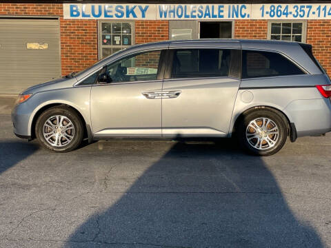 2013 Honda Odyssey for sale at BlueSky Wholesale Inc in Chesnee SC