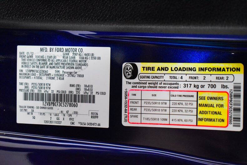 2012 Ford Mustang