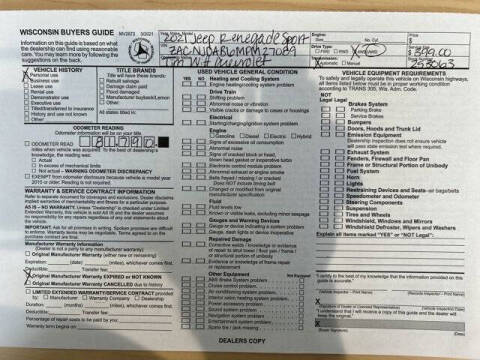 2021 Jeep Renegade Sport