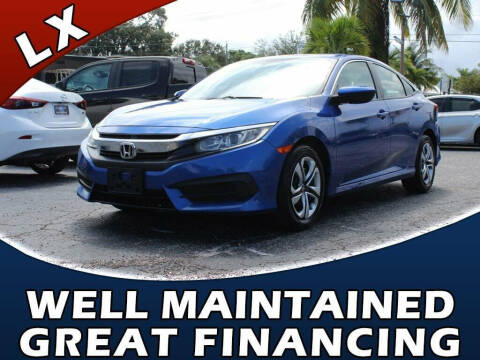 2018 Honda Civic for sale at Palm Beach Auto Wholesale in Lake Park FL