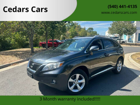 2010 Lexus RX 350 for sale at Cedars Cars in Chantilly VA