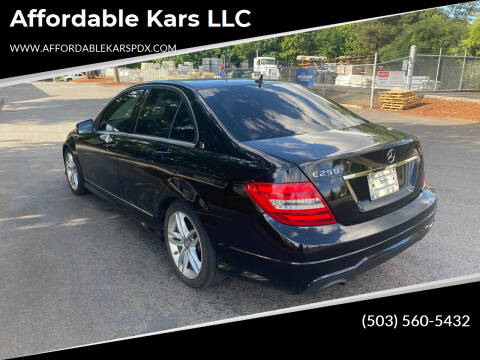 2013 Mercedes-Benz C-Class for sale at Affordable Kars LLC in Portland OR