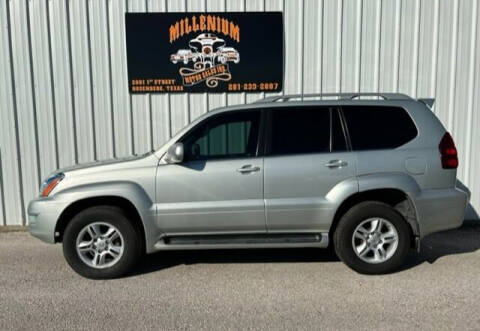 2003 Lexus GX 470 for sale at MILLENIUM MOTOR SALES, INC. in Rosenberg TX