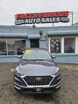 2021 Hyundai Tucson for sale at FAST AND FURIOUS AUTO SALES in Newark NJ