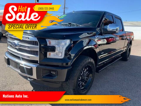 2016 Ford F-150 for sale at Nations Auto Inc. in Denver CO