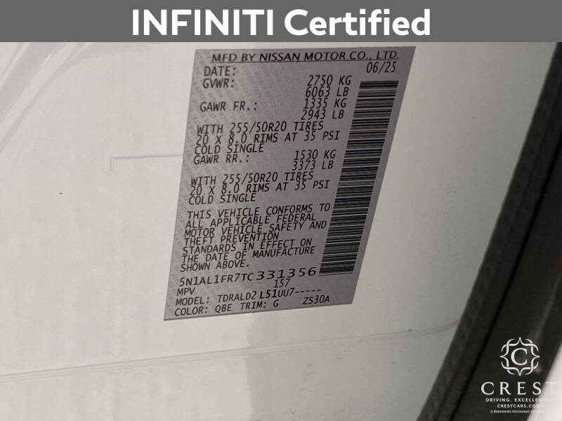 2026 Infiniti QX60 Luxe