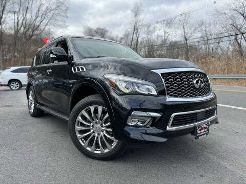 2015 Infiniti QX80 for sale at JerseyMotorsInc.com in Lake Hopatcong NJ