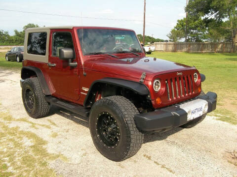 2010 Jeep Wrangler for sale at Hartman's Auto Sales in Victoria TX