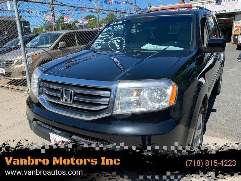 2012 Honda Pilot for sale at Vanbro Motors Inc in Staten Island NY