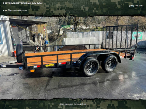 2022 Big Bubbas Trailers 7x14 for sale at 3 BOYS CLASSIC TOWING and Auto Sales in Grants Pass OR
