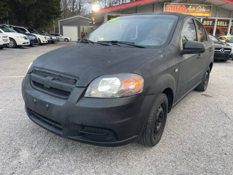 2008 Chevrolet Aveo for sale at Mira Auto Sales in Raleigh NC