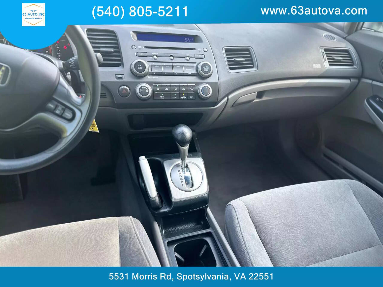 2008 Honda Civic for sale at 63 Auto Inc in Spotsylvania, VA