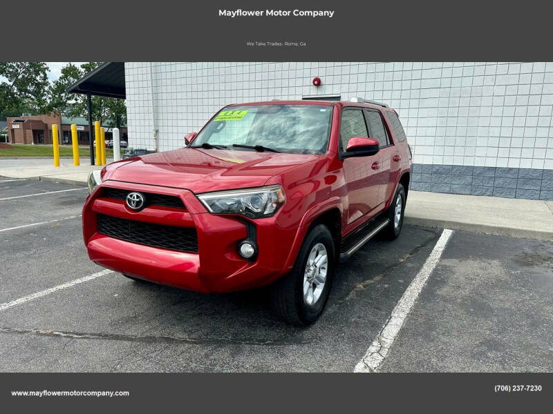 2016 Toyota 4Runner for sale at Mayflower Motor Company in Rome GA