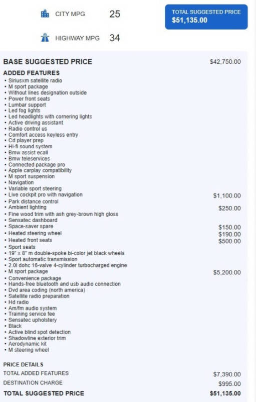 2020 BMW 3 Series 330i xDrive