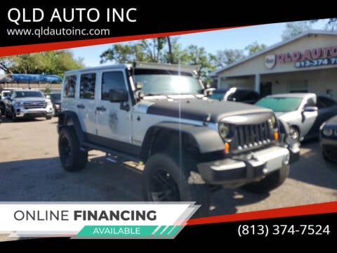 2012 Jeep Wrangler Unlimited for sale at QLD AUTO INC in Tampa FL