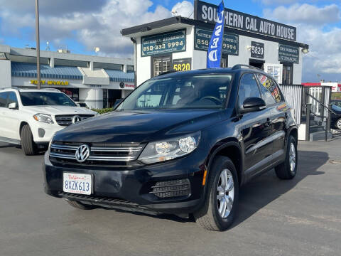 2016 Volkswagen Tiguan for sale at SOUTHERN CAL AUTO HOUSE in San Diego CA