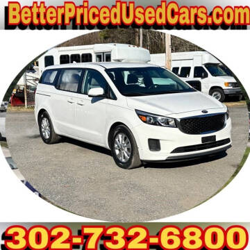 2018 Kia Sedona for sale at Better Priced Used Cars in Frankford DE