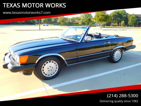 1988 Mercedes-Benz 560-Class for sale at TEXAS MOTOR WORKS in Arlington TX