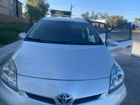 2012 Toyota Prius Plug-in Hybrid for sale at E and M Auto Sales in Bloomington CA