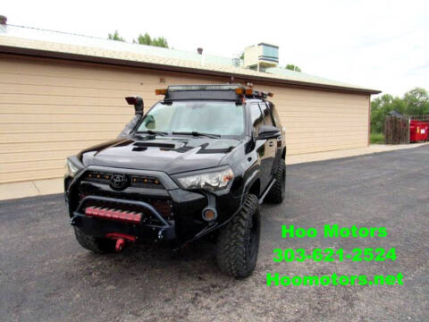 2015 Toyota 4Runner for sale at HOO MOTORS in Kiowa CO