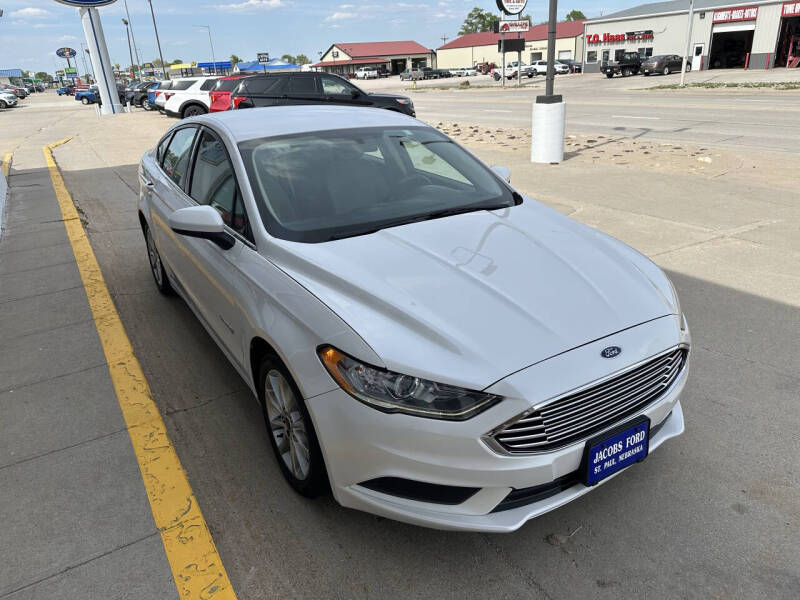 Used 2017 Ford Fusion Hybrid SE with VIN 3FA6P0LU1HR260929 for sale in Saint Paul, NE