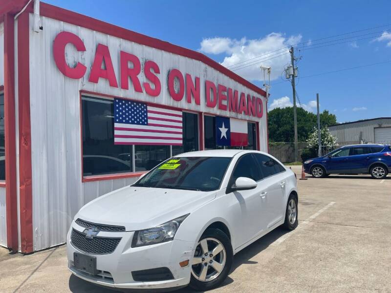 2014 Chevrolet Cruze for sale at Cars On Demand 3 in Pasadena TX