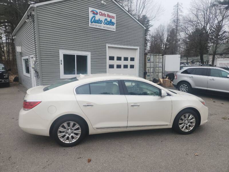 2012 Buick LaCrosse for sale at Chris Nacos Auto Sales in Derry NH