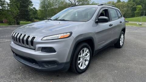 2015 Jeep Cherokee for sale at 411 Trucks & Auto Sales Inc. in Maryville TN