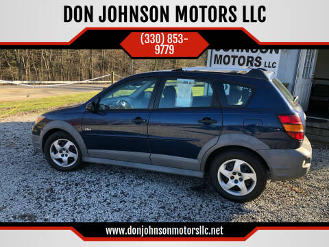 2004 Pontiac Vibe for sale at DON JOHNSON MOTORS LLC in Lisbon OH