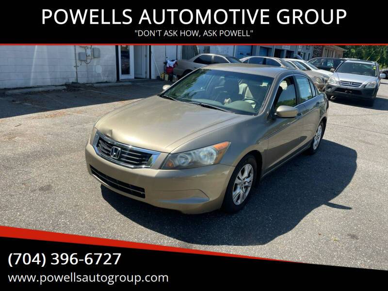 2008 Honda Accord for sale at POWELLS AUTOMOTIVE GROUP in Gastonia NC