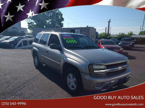2002 Chevrolet TrailBlazer for sale at Good Buy Auto Sales in Philadelphia PA