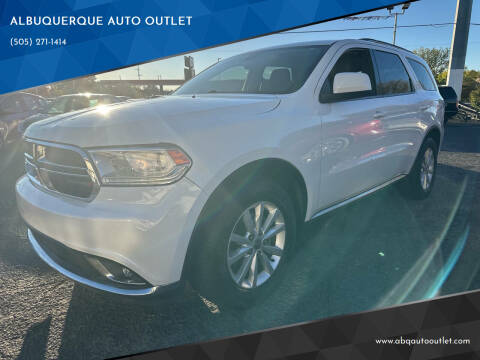 2015 Dodge Durango for sale at ALBUQUERQUE AUTO OUTLET in Albuquerque NM