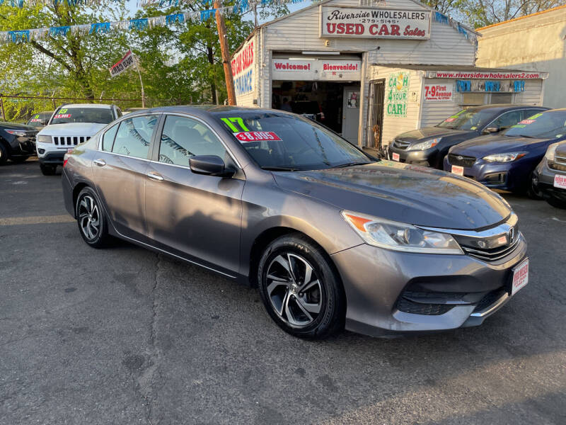 2017 Honda Accord for sale at Riverside Wholesalers 2 in Paterson NJ
