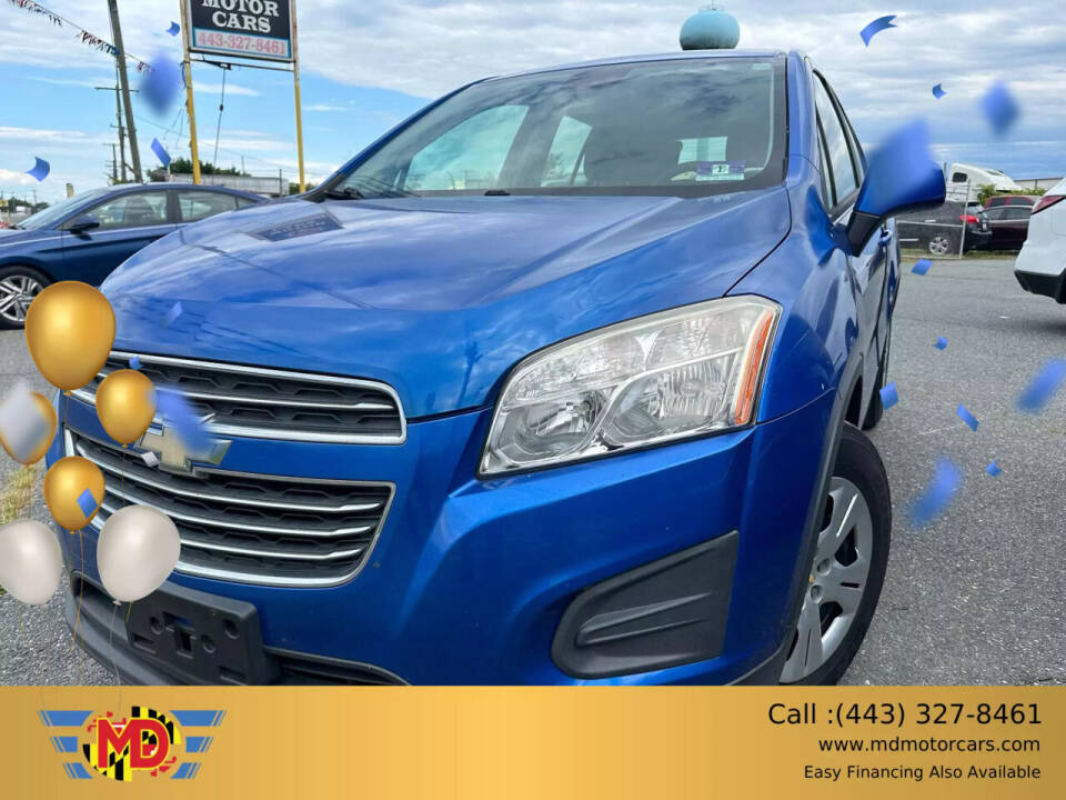 2016 Chevrolet Trax for sale at MD MOTORCARS in Aberdeen, MD