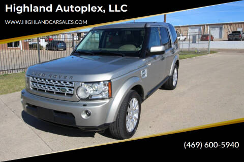 2012 Land Rover LR4 for sale at Highland Autoplex, LLC in Dallas TX