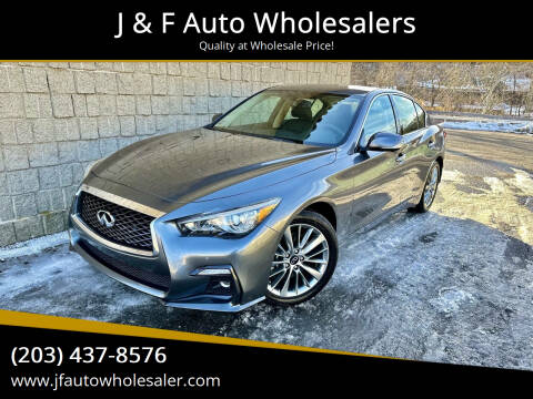 2022 Infiniti Q50 for sale at J & F Auto Wholesalers in Waterbury CT