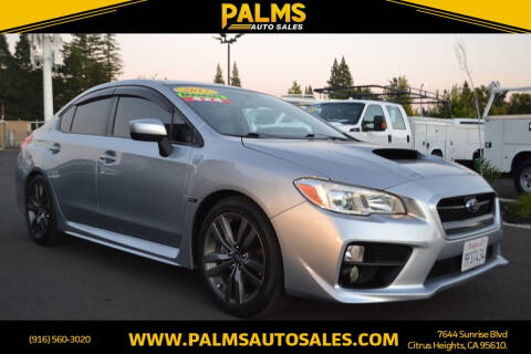 2017 Subaru WRX for sale at Palms Auto Sales in Citrus Heights CA